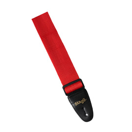 TAHALI PARA GUITARRA, ROJO DE 2"  STAGG  BJA006RD - Hergui Musical