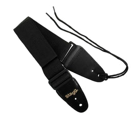 TAHALI PARA GUITARRA, DE NYLON CON ARO DE PLASTICO PARA AJUSTE DE LONGITUD  STAGG   BJA007BK-XL - Hergui Musical