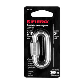 BANDOLA DE ACERO DE 3/16" CON SEGURO  FIERO   BSE-3/16 - Hergui Musical