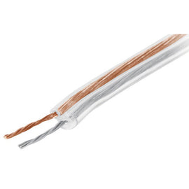 CABLE POR METRO CAL. 18 POLARIZADO TRANSPARENTE PARA BOCINA  VOLTECK   CABO-18P - Hergui Musical