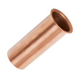 Casquillo de cobre p/ contracanasta fregadero, 10 cm, 1-1/2"   FOSET    CASQ-F10 - Hergui Musical