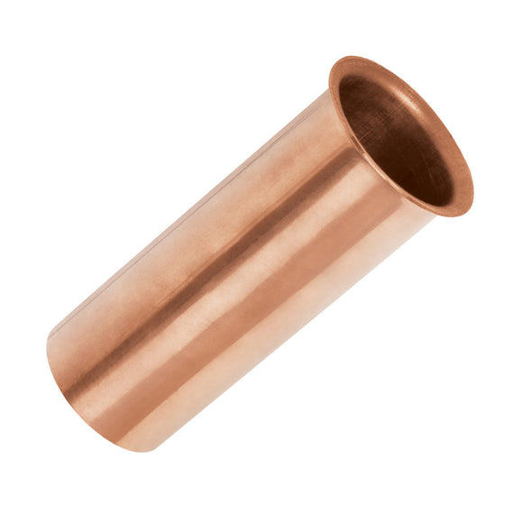 Casquillo de cobre p/ contracanasta fregadero, 10 cm, 1-1/2