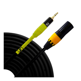 CABLE CANON MACHO A PLUG 3.5mm MACHO ESTÉREO  SOLCOR   CAUX01 - Hergui Musical