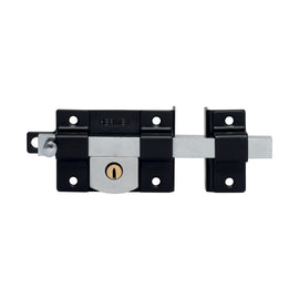 Cerradura de barra libre, derecha, negra,  HERMEX   CB-456D - Hergui Musical