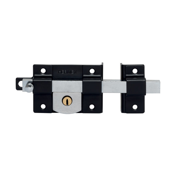 Cerradura de barra libre, derecha, negra,  HERMEX   CB-456D - Hergui Musical
