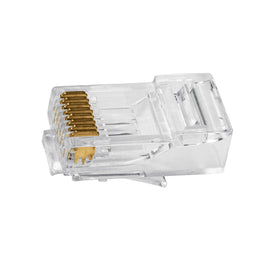 Plug rj45 (1 Pza.) cat5e, volteck  CBR-5P100 - Hergui Musical