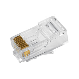 Plug rj45 (1 Pza.) cat6, volteck  CBR-6P100 - Hergui Musical