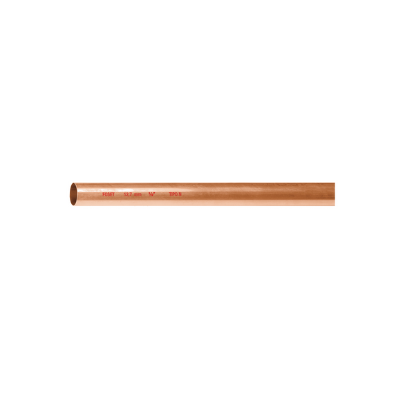 Tubo rígido de cobre 1/2