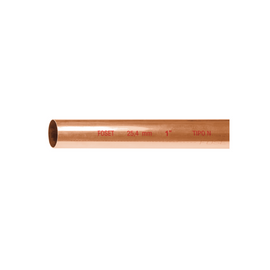 Tubo rígido de cobre 1" tipo "n", 3m, 1.4kg,  FOSET   CC-003N - Hergui Musical