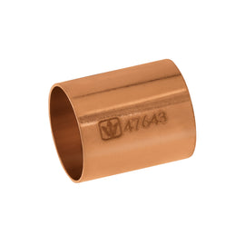 Cople de cobre 1/2", sin ranura, foset basic   CC-201B