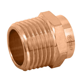 Conector de cobre de rosca exterior 1/2", foset basic   CC-611B