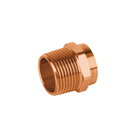 Conector de cobre de rosca exterior 3/4", foset basic   CC-612B
