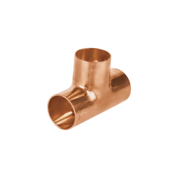 Tee sencilla de cobre 3/4