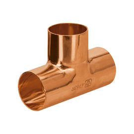 Tee sencilla de cobre 1", foset basic   CC-763B