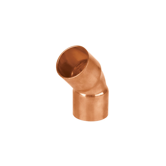Codo 45 de cobre 3/4