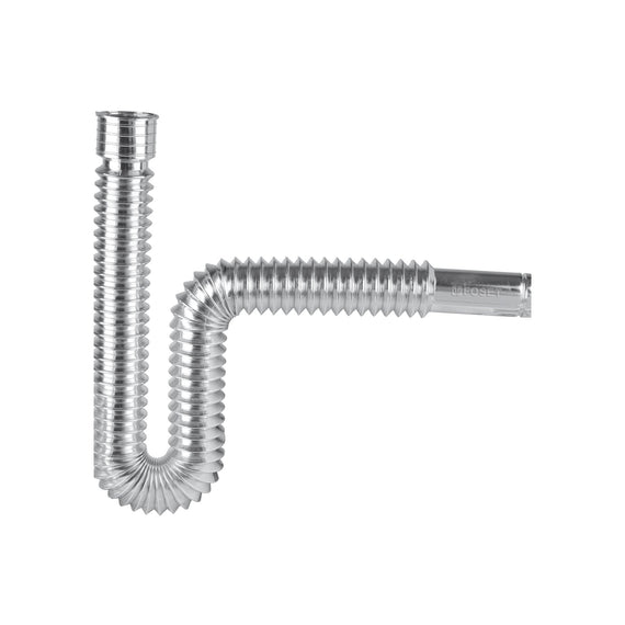 CESPOL FLEXIBLE DE POLIETILENO CROMADO, LAVABO O FREGADERO   FOSET   CE-236 - Hergui Musical