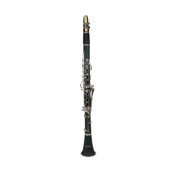 Clarinete BENJAMIN ADAMS, Si bemol (Bb), 17 llaves niqueladas, cuerpo resistente de ABS negro y un diseño ergonómico fácil de tocar  CL100