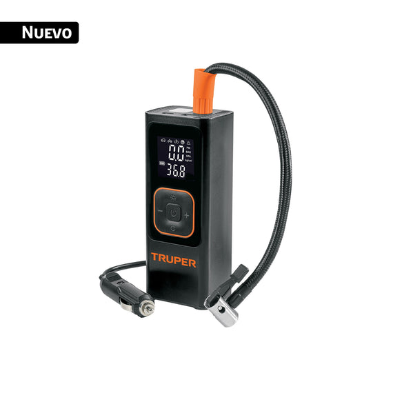 Inflador de aire inalámbrico portátil 150 psi,  TRUPER   COMP-15I - Hergui Musical