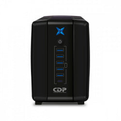 No-Break CDP R-UPR758 750VA/375W UPS Interactiva AVR 8 Salidas, 300 Julios, 120 Vac  NBKCDP1690  R-UPR758 - Hergui Musical