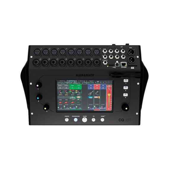 Mezcladora de audio digital ultracompacta de 18 entradas y 8 salidas WIFI  ALLEN & HEATH  CQ-18T - Hergui Musical