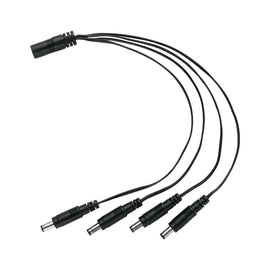 Cable divisor de energía tipo pulpo 1 a 4 para cctv, volteck  CTV-14CP - Hergui Musical