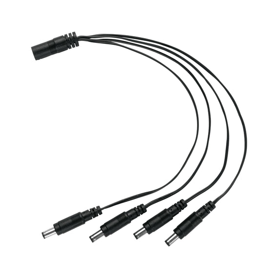 Cable divisor de energía tipo pulpo 1 a 4 para cctv, volteck  CTV-14CP - Hergui Musical