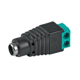 Conector de energía para cctv tipo hembra, volteck  CTV-1H - Hergui Musical