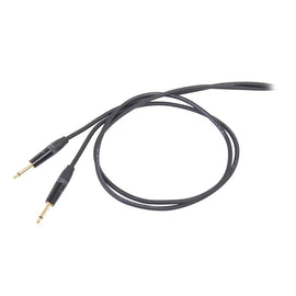 Cable profesional para instrumento 1m, plug 6.3mm a plug 6.3mm conectores Die Hard ONEHERO  PROEL   DHS100LU1 - Hergui Musical