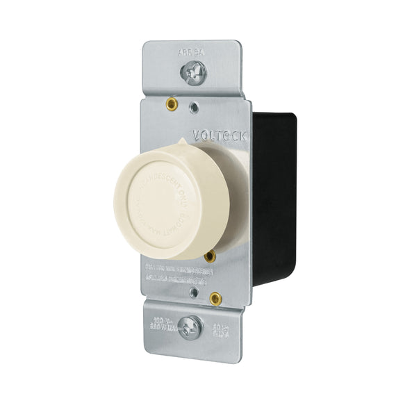 ATENUADOR DE LUZ GIRATORIO STANDARD MARFIL   VOLTECK   DIM-S - Hergui Musical