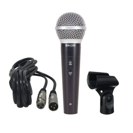 Micrófono dinámico cardioide con respuesta de frecuencia adaptada específicamente para aplicaciones vocales, switch On/Off  EIKON   DM580LC - Hergui Musical