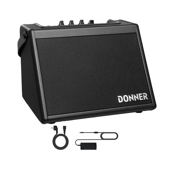 Amplificador para batería eléctricas Mini, color Negro  DONNER  DDA-20-BLACK - Hergui Musical