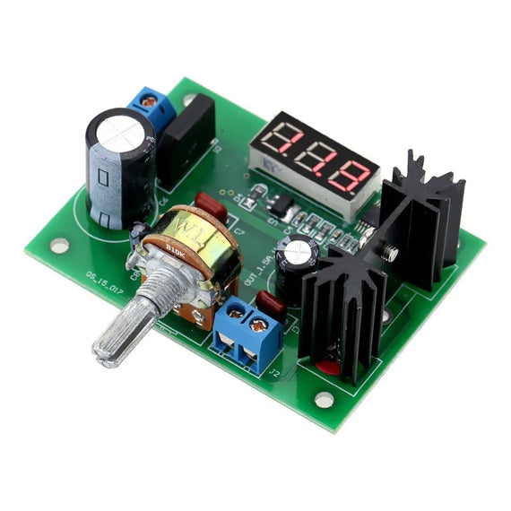 MÓDULO REGULADOR DE VOLTAJE AC A DC CON DISPLAY LM317  NEPTRONICS   NEP-MOD-101 - Hergui Musical