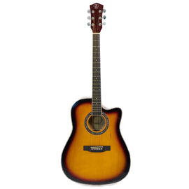 Guitarra 41" acústica texana, color sunburst  SYMPHONIC  ED14-SB - Hergui Musical