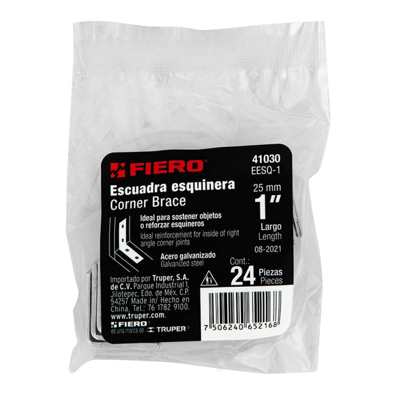 Bolsa con 24 escuadras esquineras 1