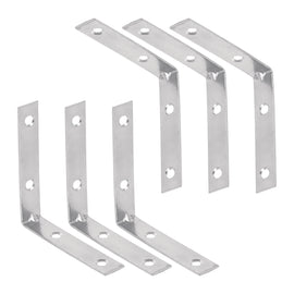 Paq. 6 Pzas. de escuadras esquineras 3" x 3", fiero   EESQ-3(6) - Hergui Musical