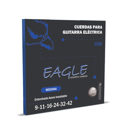 JGO DE CUERDAS P/ GUITARRA ELECTRICA ENTORCHADO ACERO INOXIDABLE  SELENE   EGM - Hergui Musical