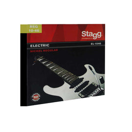 JGO. DE CUERDAS PARA GUITARRA ELÉCTRICA, CAL. 10-46  STAGG  EL-1046 - Hergui Musical