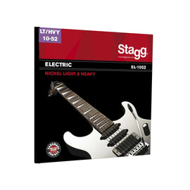 JGO. DE CUERDAS PARA GUITARRA ELÉCTRICA, CAL. 10-52  STAGG  EL-1052 - Hergui Musical
