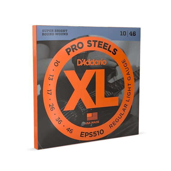 JGO. DE CUERDAS PARA GUITARRA ELÉCTRICA CAL. 10-46  D ADDARIO   EPS-510 - Hergui Musical