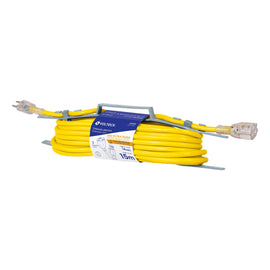 Extensión reforzada aterrizada 15 m 3x14 awg, volteck   ERA-15X14 - Hergui Musical