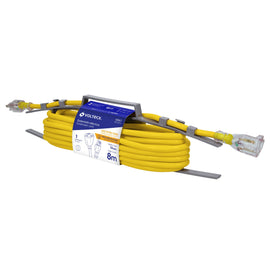 EXTENSION REFORZADA ATERRIZADA 8M DE 3X14AWG   VOLTECK   ERA-8X14 - Hergui Musical