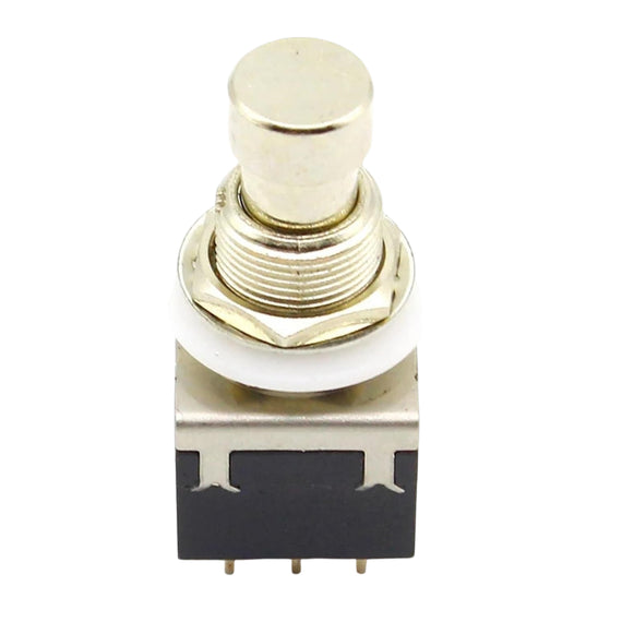 Repuesto de switch tipo PUSH 3PDT ON-ON de 9 patas para pedal de efectos de guitarra, Alimentación: 6A 125V / 3A 250V  RADOX   835-856 - Hergui Musical