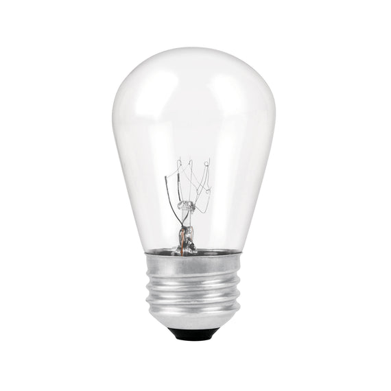 LÁMPARA INCANDESCENTE S14, PARA SERIE DE LUCES 11w LUZ CÁLIDA  VOLTECK   FI-11 - Hergui Musical
