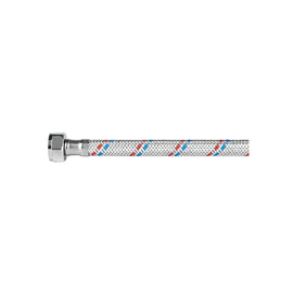 Manguera lavabo/fregadero, aluminio, 1/2"x1/2",40 cm, basic   FOSET   FLA-40P