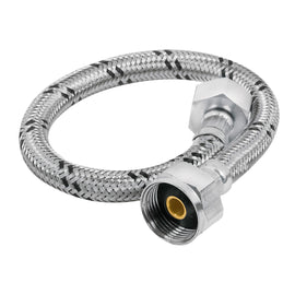 Manguera para wc, acero inox, 1/2" x 7/8", 35 cm   Foset   FWC-35X - Hergui Musical