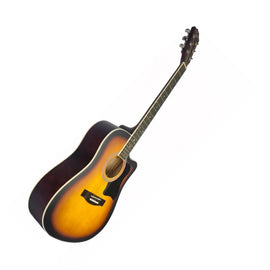 GUITARRA ACÚSTICA 41 MANGO CAOBA MATE  ROMMS   GA-41C - Hergui Musical