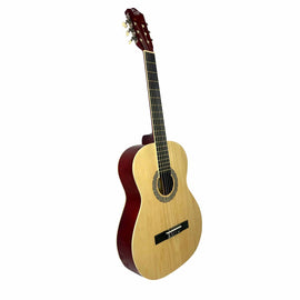 GUITARRA ACÚSTICA 39", COLOR MADERA BRILLANTE, CON ALMA DE ACERO  ROMMS   GA-39G - Hergui Musical