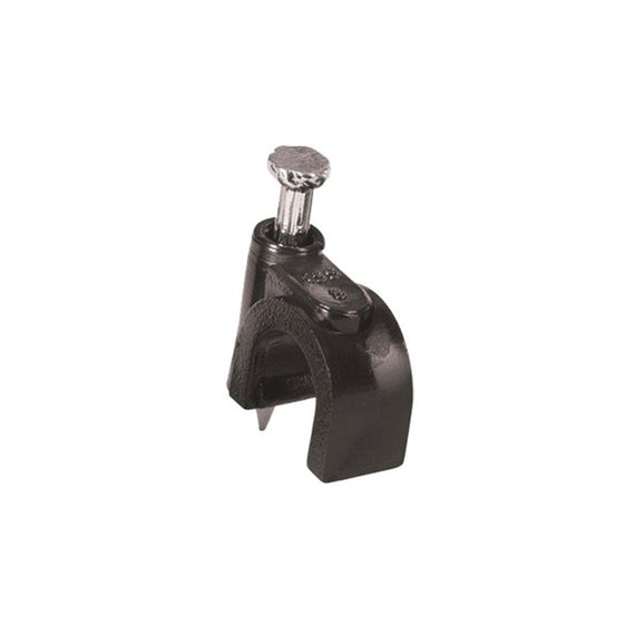 Bolsa de 20 grapas negras de 5mm para cable redondo  VOLTECK   GCU-5N - Hergui Musical