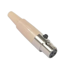 Jack Mini tipo XLR de 3 Pines, color beige  RADOX  705-350 - Hergui Musical
