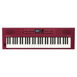 Teclado de creación musical, color Rojo, más de 1000 tonos, secuenciador de acordes y acompañamientos  ROLAND  GOKEYS3-RD - Hergui Musical
